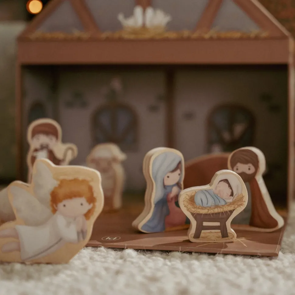 Kerststal speelkoffer