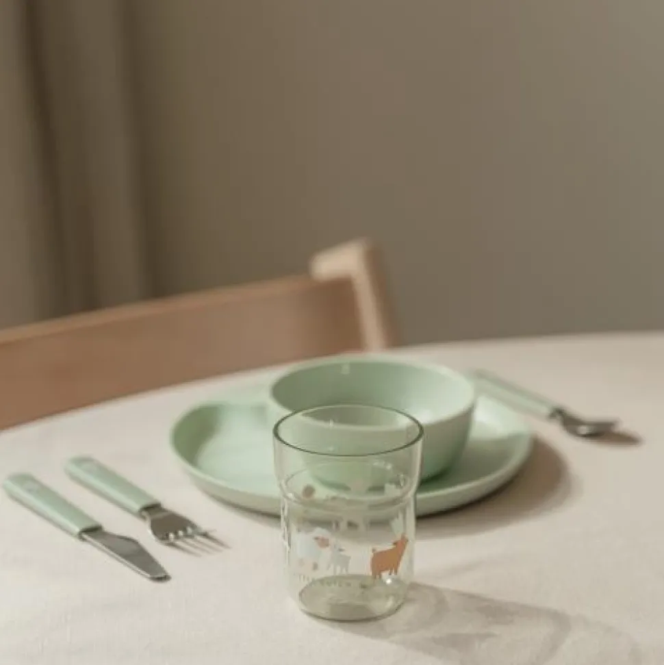 Kinderbestekset - Groen - Little Farm
