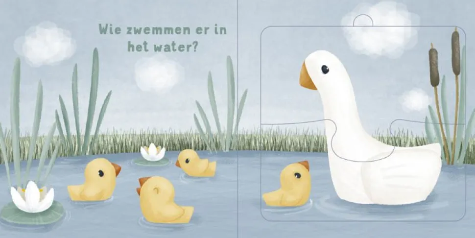 Kinderboek Mijn Dieren Puzzelboek - NL