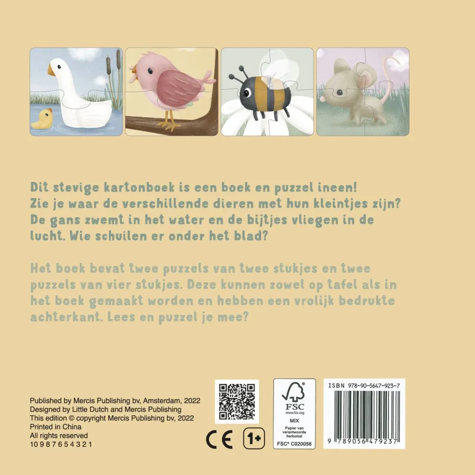 Kinderboek Mijn Dieren Puzzelboek - NL