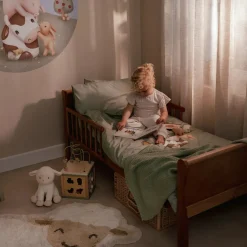 Ledikant dekbedovertrek - Groen - Little Farm