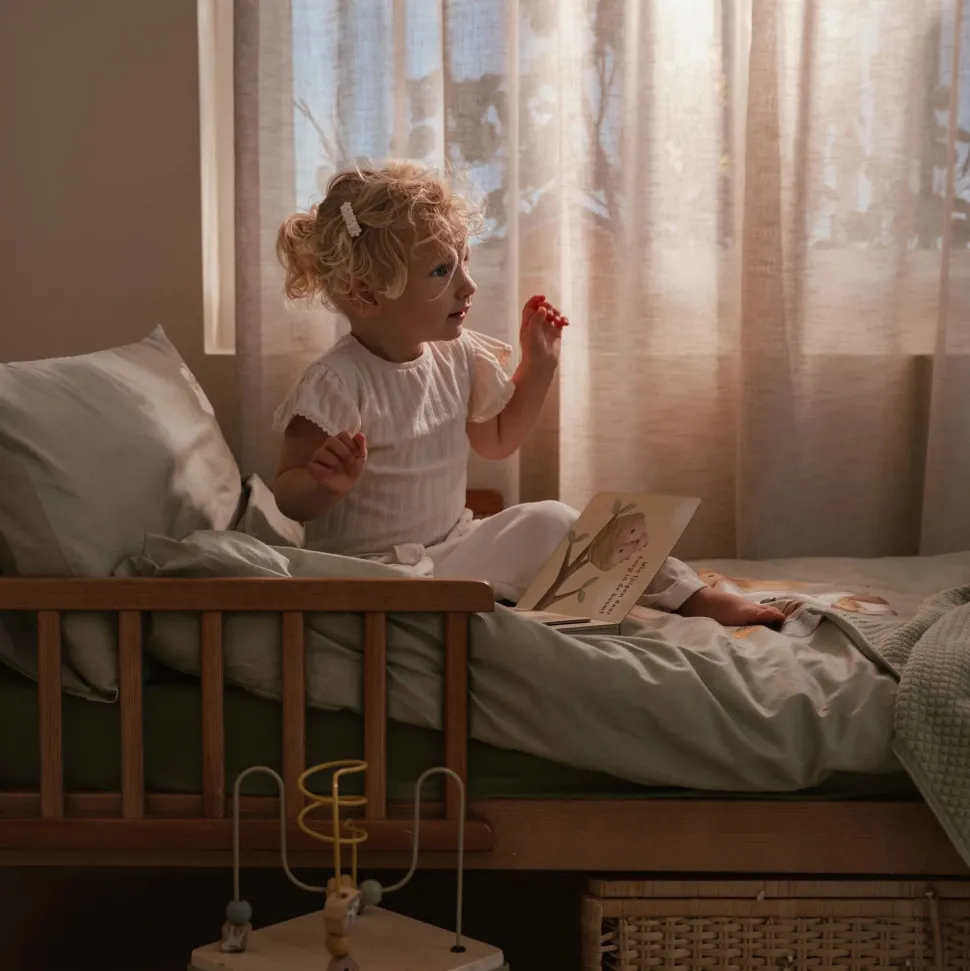 Ledikant dekbedovertrek - Groen - Little Farm