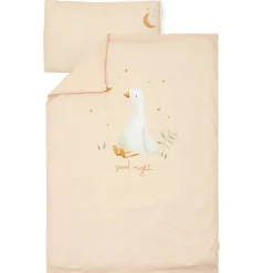 Ledikant dekbedovertrek - Beige - Newborn Naturals - Little Goose