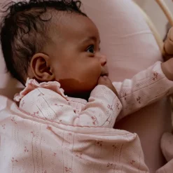 Ledikant deken - Roze - Essentials