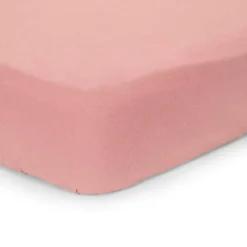 Ledikant hoeslaken - Roze - Essentials