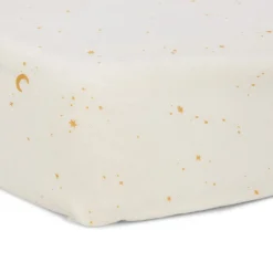 Ledikant hoeslaken - Wit - Newborn Naturals - Little Goose