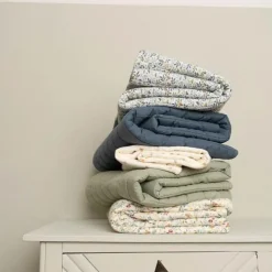 Ledikantdeken - Blauw - Forest Friends - Forest Adventure