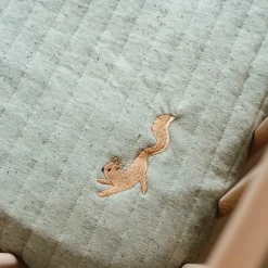 Ledikantdeken - Groen - Forest Friends