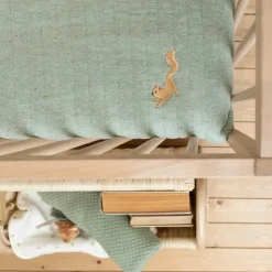 Ledikantdeken - Groen - Forest Friends