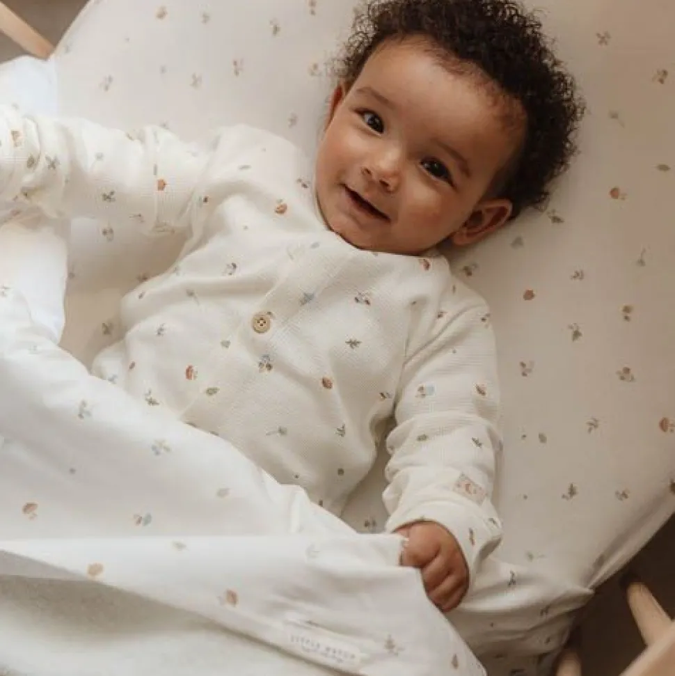 Ledikantdeken - Wit - Forest Friends - Forest Treasures