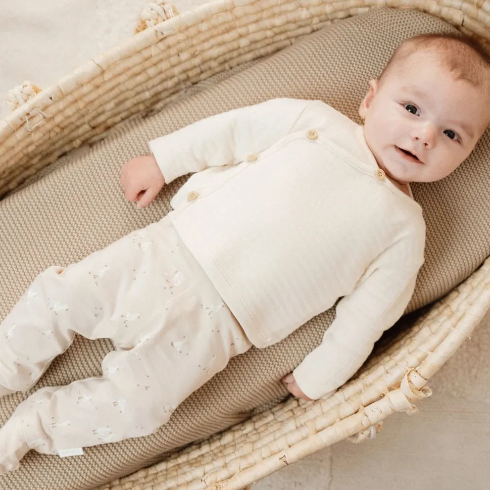 Legging - Beige - Newborn Naturals - Little Goose