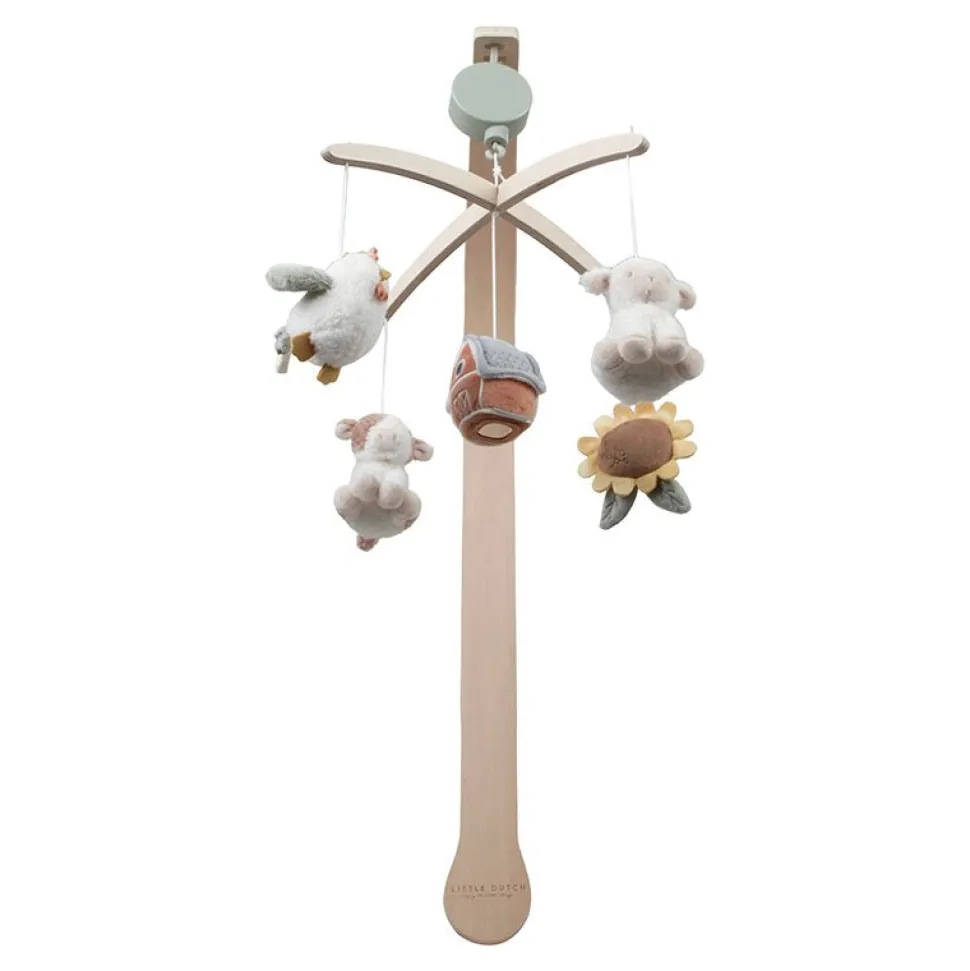 Little Dutch Houten muziekmobiel Little Farm