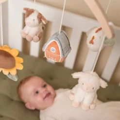 Little Dutch Houten muziekmobiel Little Farm