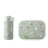 Lunchset - Schoolbeker en lunchbox - Groen - Little Farm