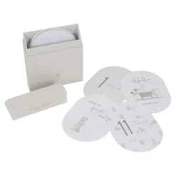 Mijlpaal kaarten - Beige - Baby Bunny - EN