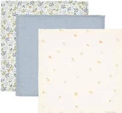 Monddoekjes set - Blauw - Forest Friends