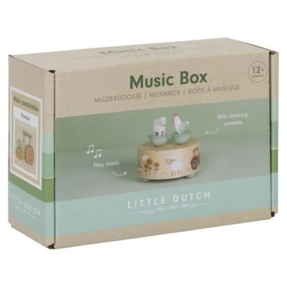 Muziekdoosje - Groen - Little Farm