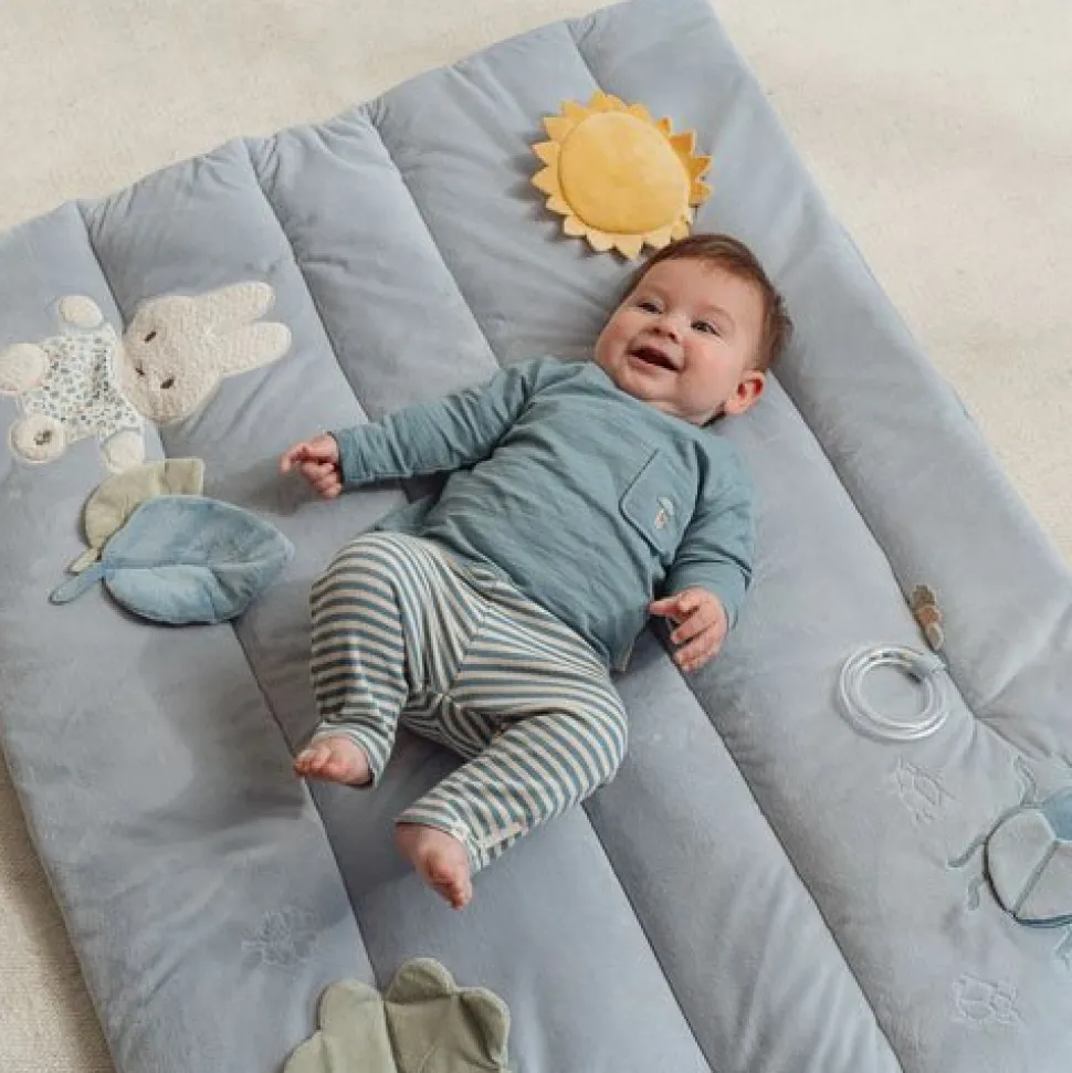 nijntje boxkleed - Blauw - Lucky Leaves