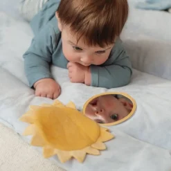 nijntje boxkleed - Blauw - Lucky Leaves