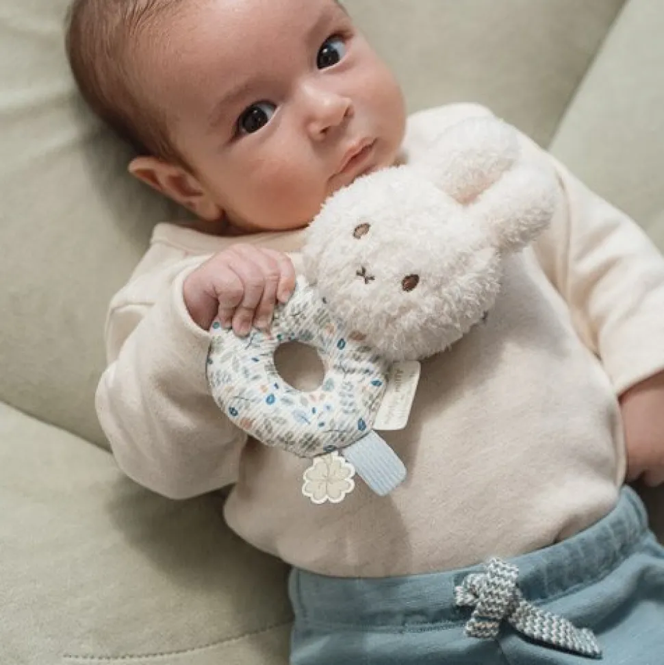 nijntje rammelaar - Blauw - Lucky Leaves