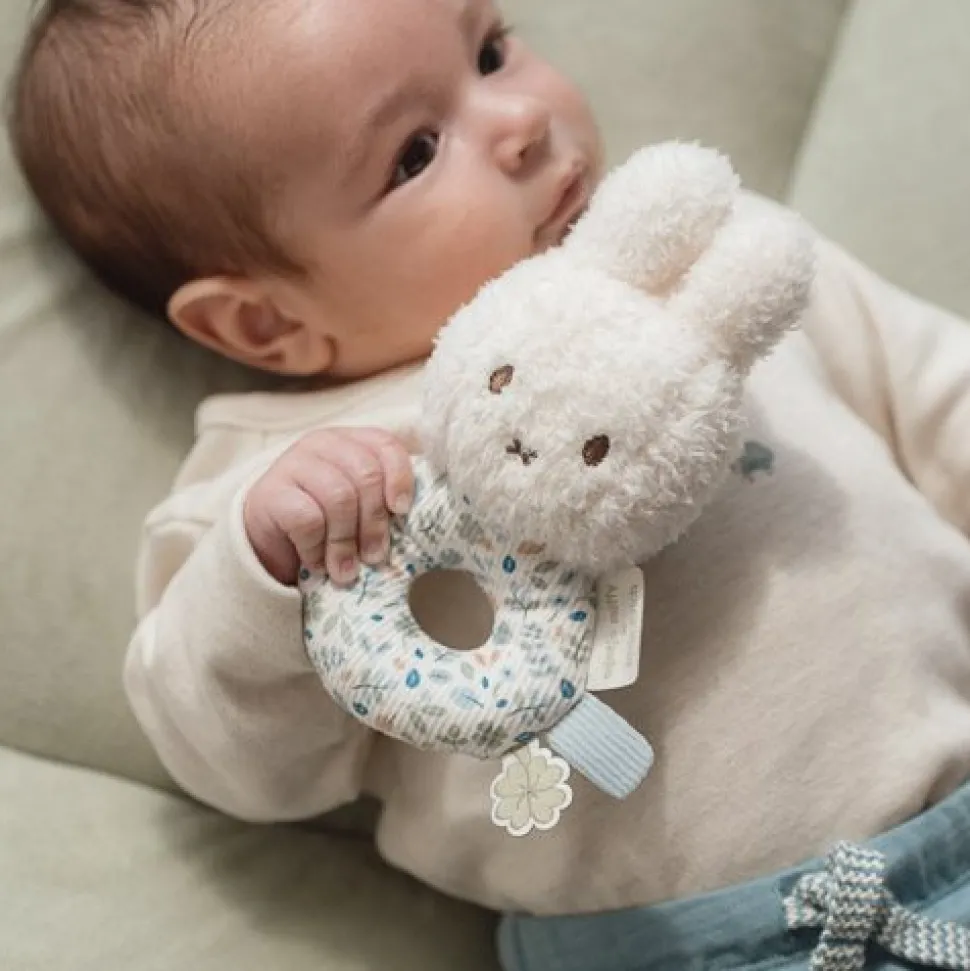 nijntje rammelaar - Blauw - Lucky Leaves