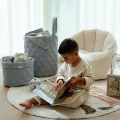 Opbergmand groot - Blauw - Essentials