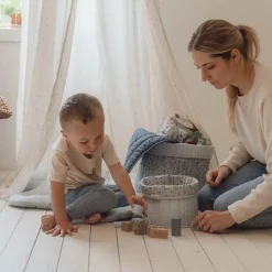 Opbergmand groot - Blauw - Forest Friends - Forest Adventure