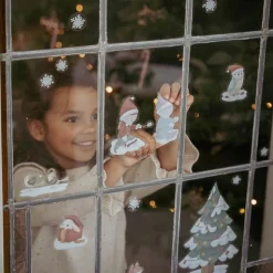 Raamstickers Kerst - Meerkleurig