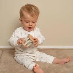 Rammelaar roller - Beige - Baby Bunny