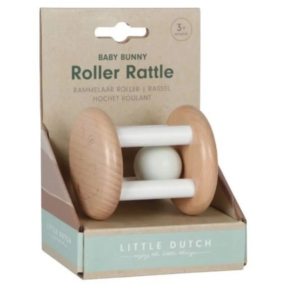 Rammelaar roller - Beige - Baby Bunny