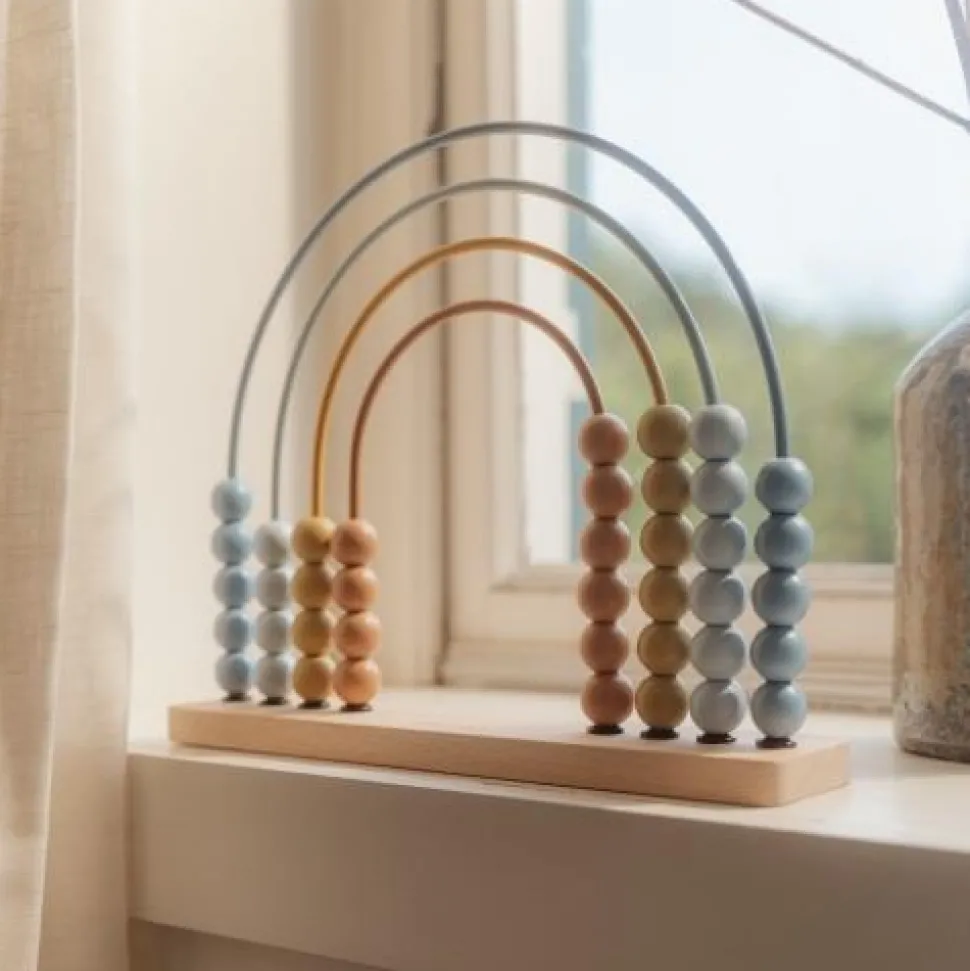 Regenboog telraam - Blauw - Forest Friends