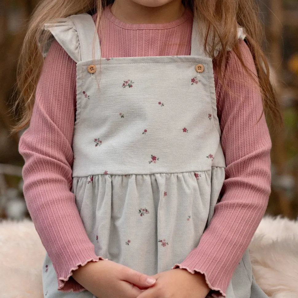 Rib Shirt lange mouw - Roze - Fairy Garden