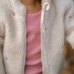 Rib Shirt lange mouw - Roze - Fairy Garden