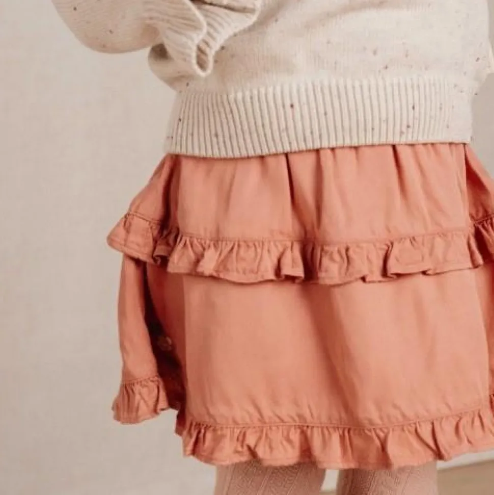 Rok met ruches - Roze - Little Farm