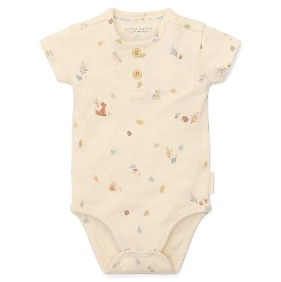 Romper korte mouw - Zand - Forest Friends