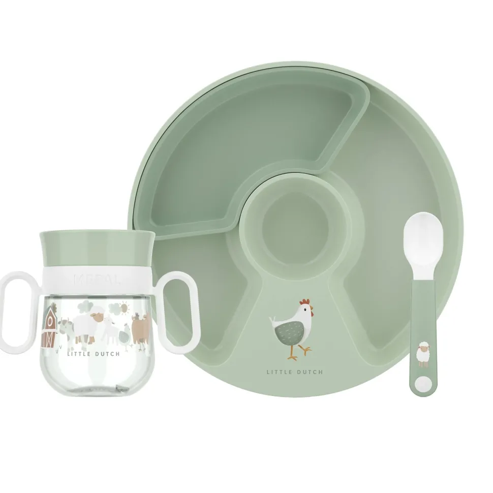 Set Babyservies 3-Delig Little Farm