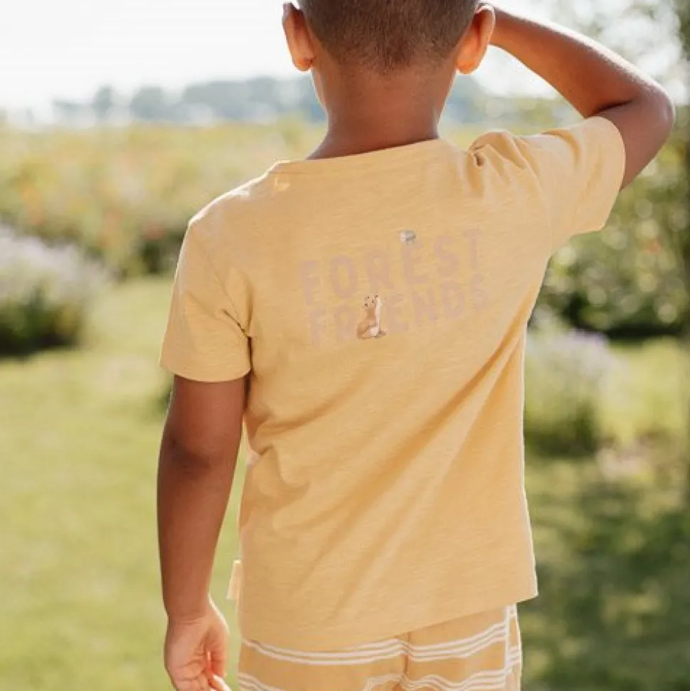 Shirt korte mouw - Geel - Forest Friends