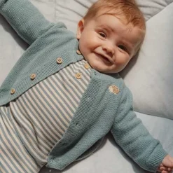 Shirt lange mouw - Blauw - Forest Friends - Stripe