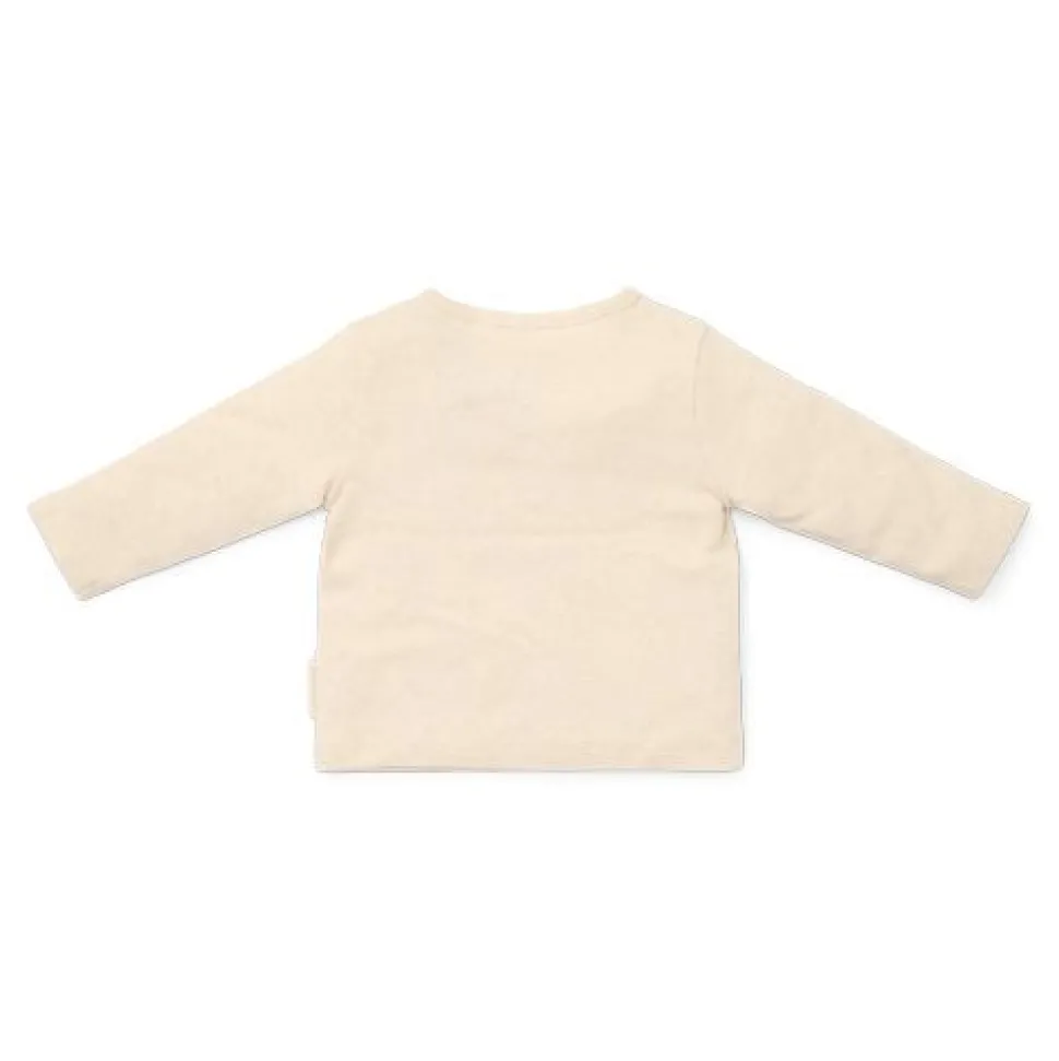 Shirt lange mouw - Zand - Forest Friends - Vosje