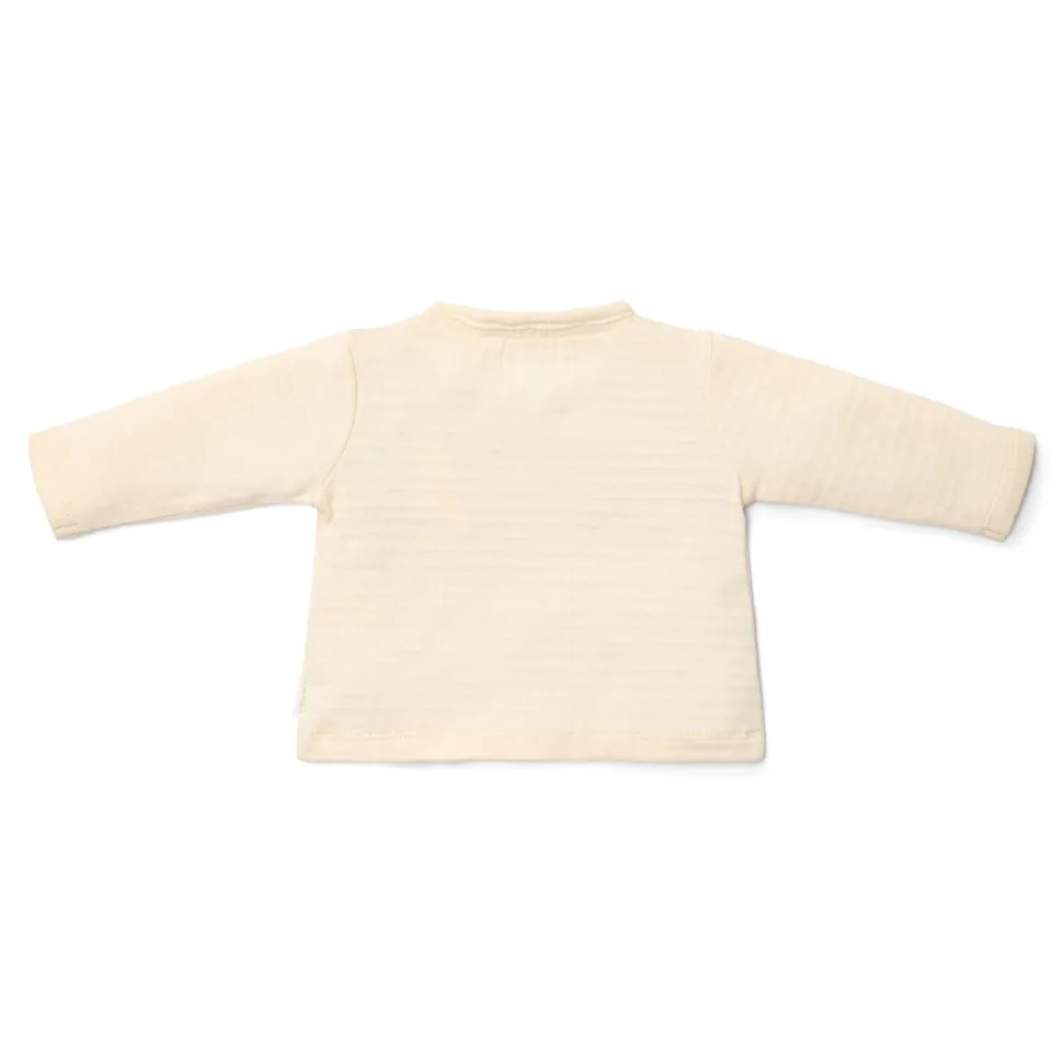 Shirt overslag lange mouw - Beige - Newborn Naturals