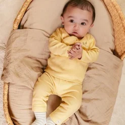 Shirt overslag lange mouw - Geel - Little Farm