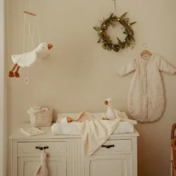 Slaapzak winter – Beige – Maat 90 cm – Newborn Naturals – Little Goose