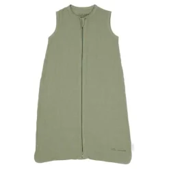 Slaapzak zomer hydrofiel 70 cm - Groen - Maat 70 cm - Little Farm