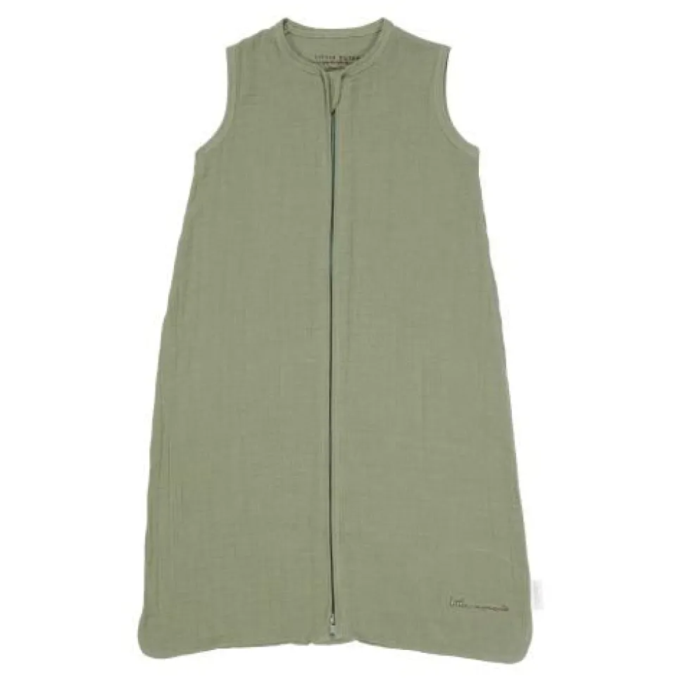 Slaapzak zomer hydrofiel 70 cm - Groen - Maat 70 cm - Little Farm