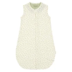 Slaapzak zomer hydrofiel 110 cm - Groen - Maat 110 cm - Essentials - Blueberry Leaves