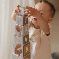 Stapelblokken - Blauw - Forest Friends