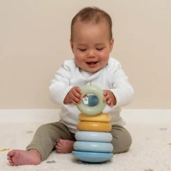 Stapelringen Blauw kunststof