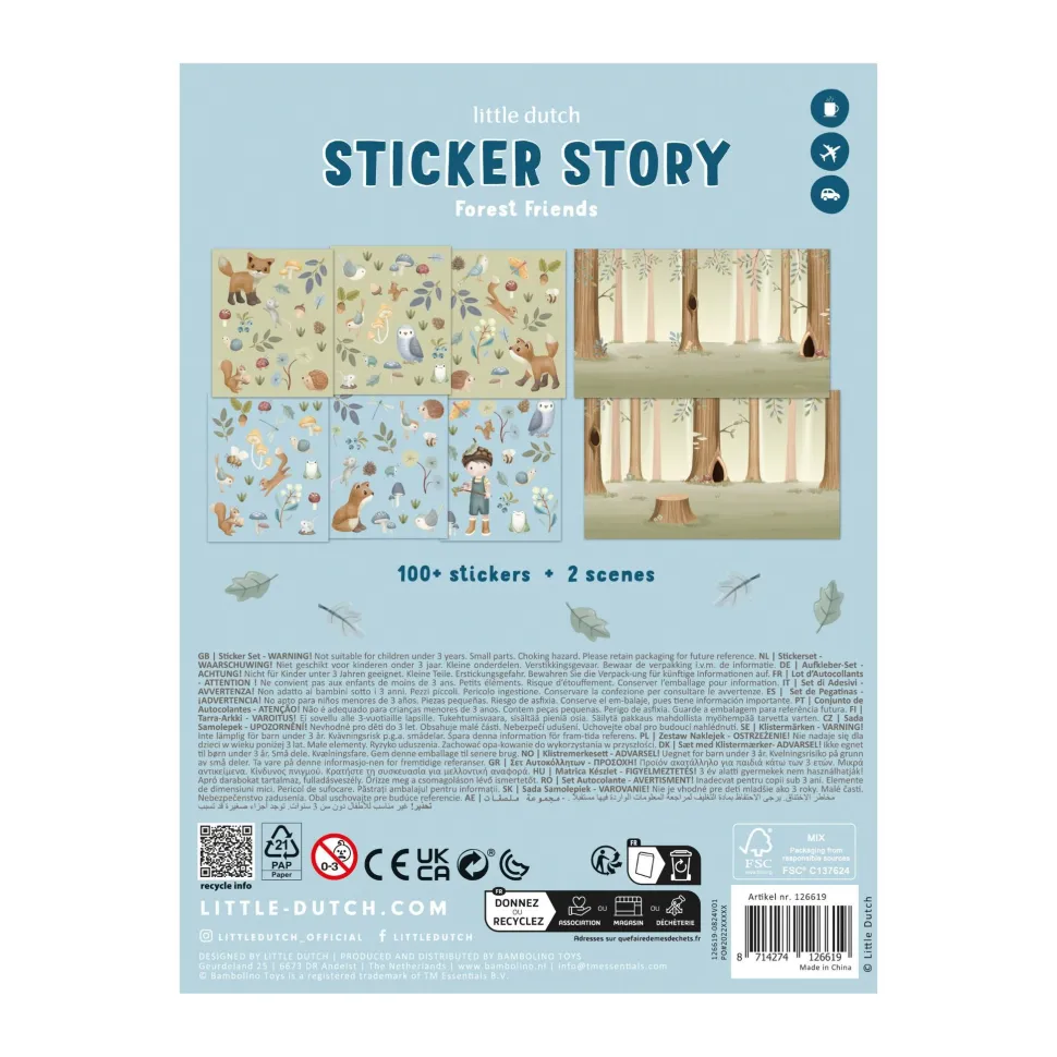 Stickerset Forest Friends