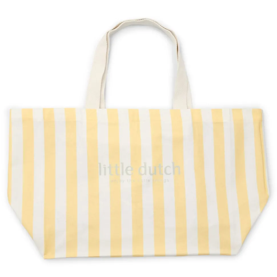 Strandtas - Geel - Maat one size - Stripe