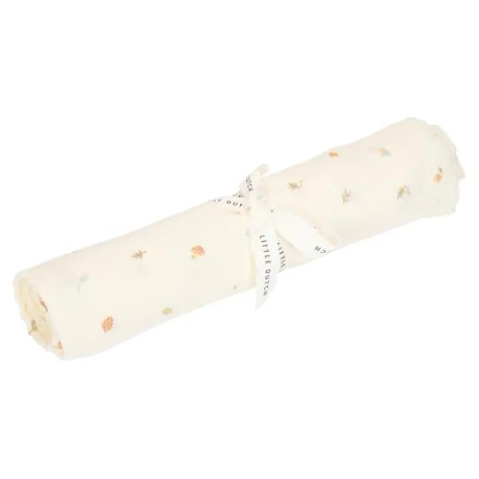 Swaddle - Wit - Maat 120 cm - Forest Friends - Forest Treasures